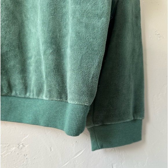Emerald green velour-like feel sweatshirt, Knox Rose brand, size XXL - Picture 3 of 8